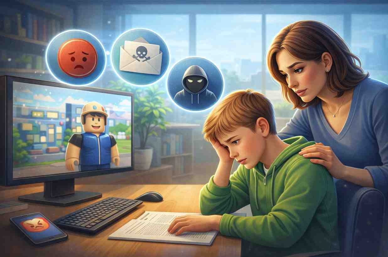 Signs of harm from Roblox